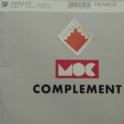 Feuilles à pochettes timbres de France de 2021 MOC CC15/21 366830