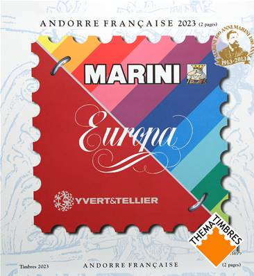 Jeu Andorre Francais 2023 Yvert et Tellier MARINI 138380
