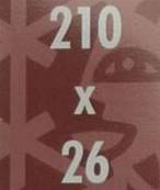 25 bandes 210 mm x 26 mm simple soudure fond noir Yvert 18026