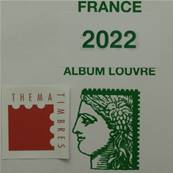 Jeu de pochettes pour feuilles France 2022 Album Louvre Ceres HBA22