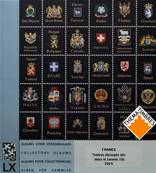 Feuilles 1b Luxe timbres découpés blocs carnets France 2024 DAVO 53754