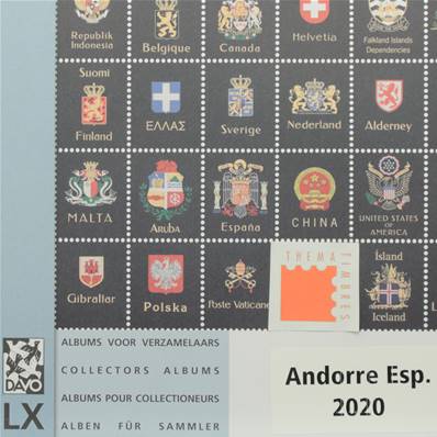 Feuilles Luxe ANDORRE Espagnol 2020 DAVO 1450