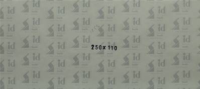 10 pochettes Hawid double soudure fond noir 250 x 110 mm ID1254