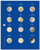 feuille TOPSET pour pieces de 2 euros sous capsules 2025 SAFE 7302-49