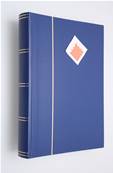 classeur pour timbres 60 pages noires BASIC S60 bleu Leuchtturm 341748