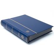 classeur pour timbres 64 pages noires BASIC S64 bleu Leuchtturm 327853