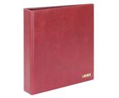 Album  vis pour feuilles mobiles Lindner 1190 rouge