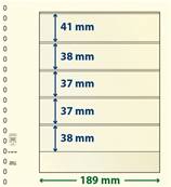 10 feuilles neutres LINDNER T 802501P