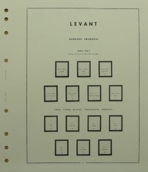 LEVANT Francais 1895 à 1943 avec pochettes MOC 341258