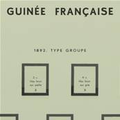 GUINEE 1892-1944 avec pochettes MOC 321675