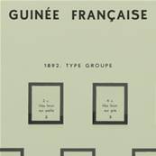 GUINEE 1892-1944 avec pochettes MOC 321675