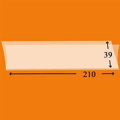 25 bandes 210 x 39 mm simple soudure fond transparent Yvert et Tellier 180398