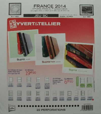 Jeu France SC 2014 1er semestre Yvert et Tellier 850011