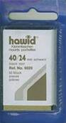 50 pochettes Hawid 6020 simple soudure fond noir 40 x 24 mm 325413