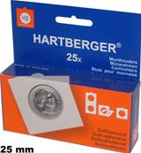 boite de 25 tuis carton HB autocollants 25 mm Hartberger 8320025 1654