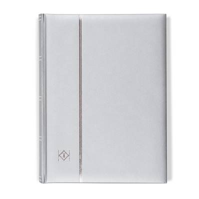 Classeur pour timbres 64 Pages noires comfort argent 358059 Leuchtturm