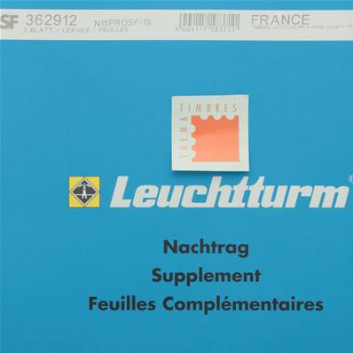 Feuilles France 2019 Autocollants SF Leuchtturm N15PRO SF/19 362912