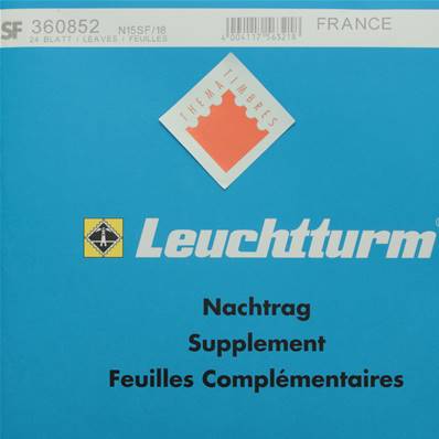 Feuilles SF timbres de France de 2018 Leuchtturm N15SF/18 360852