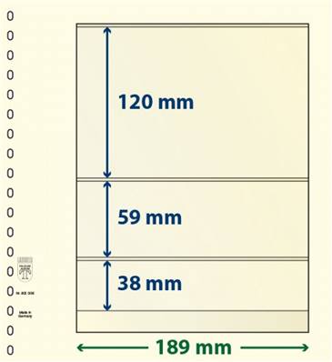 10 feuilles neutres LINDNER T 802306P