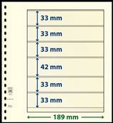 10 feuilles neutres LINDNER T 802603P