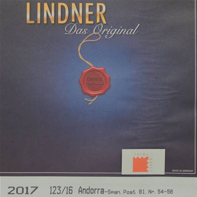 Andorre Espagnol 2017 LINDNER T123-16-2017
