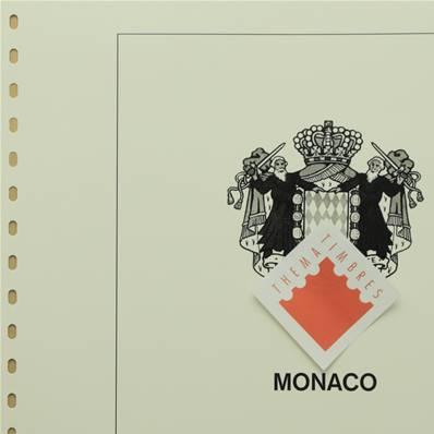 Feuilles Monaco 1946 à 1959 Lindner T185/46