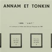 ANNAM et TONKIN 1888 avec pochettes MOC 341234