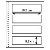 5 recharges neutres Regent Supra 4 bandes Yvert et Tellier 12924