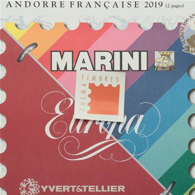 Jeu Andorre Francais 2019 Yvert et Tellier MARINI 134763
