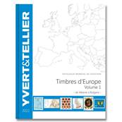 Catalogue des Timbres Europe vol 1 Albanie à Bulgarie 2022 Yvert