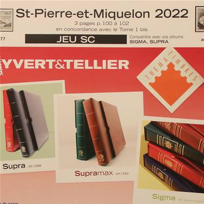 Jeu St Pierre et Miquelon SC 2022 Yvert et Tellier 137583