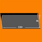 10 pochettes 220 mm x 86mm fond noir simple soudure Yvert et Tellier 18245