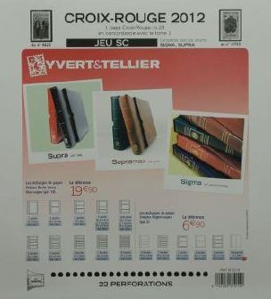 Jeu France Croix Rouge SC 2011 2012 Yvert et Tellier 81014