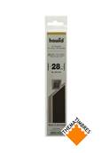 25 bandes Hawid simple soudure fond noir 210 x 28 mm HA1028 366348