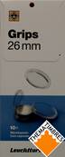 10 Capsules 26 mm pour pieces 2 euro Leuchtturm GRIPS 26 309404