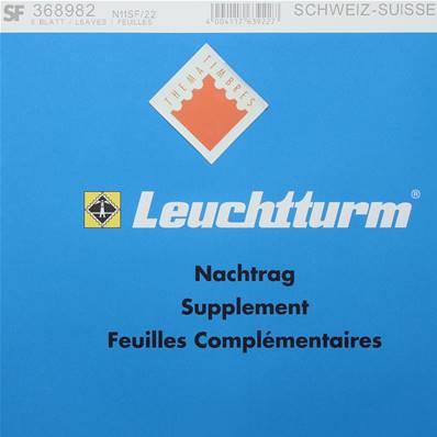 Feuilles Suisse 2022 à pochettes SF Leuchtturm 368982