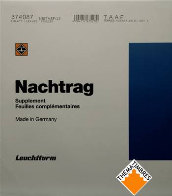Feuilles TAAF 2024 à pochettes SF Leuchtturm 374087