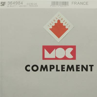 Feuilles à pochettes timbres de France de 2020 MOC CC15/20 364984