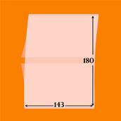 10 pochettes 143 x 180 double soudure fond transparent Yvert et Tellier 199028