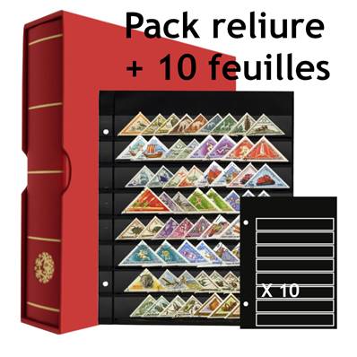 Offre Album Futura rouge et 10 feuilles Giga 8 Yvert et Tellier 21798