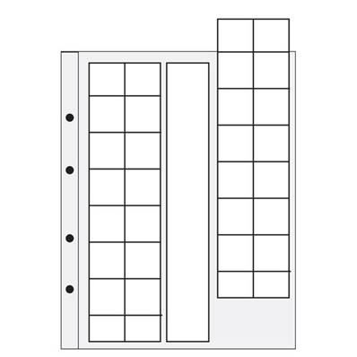 2 feuilles caravelle pour 4 series euro 32 cases de 32 mm Yvert et Tellier 2603