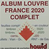Feuilles France 2020 complet Album Louvre Edition Ceres FF20C