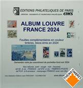Feuilles France 2024 Album Louvre Editions Ceres FF24
