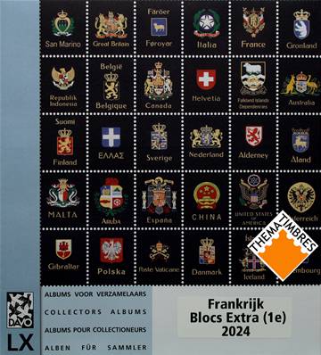 Feuilles Blocs Extras 1e Luxe France 2024 DAVO 23754