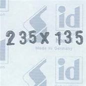 10 bandes Hawid double soudure fond noir 235 x 135 mm ID1135 HA235135