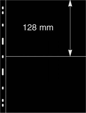 5 feuilles UNIPLATE noires 072 LINDNER