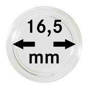 10 Capsules 16.5 mm pour pieces 1 cent euro LINDNER 2250165P