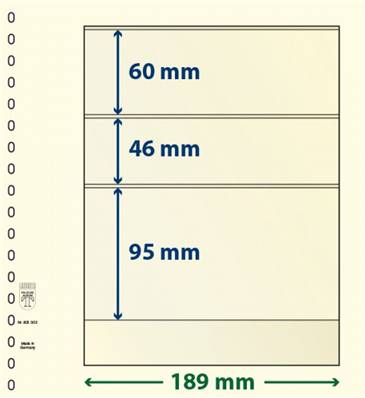10 feuilles neutres LINDNER T 802302P