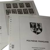 Feuilles Polynesie Francaise 1958  1983 Lindner T442