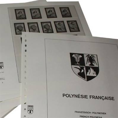 Feuilles Polynesie Francaise 1958 à 1983 Lindner T442